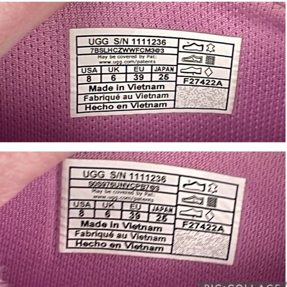 UGG Laton Fur Slide 111236 Wildflower Fluff Size 8 - Picture 8 of 16